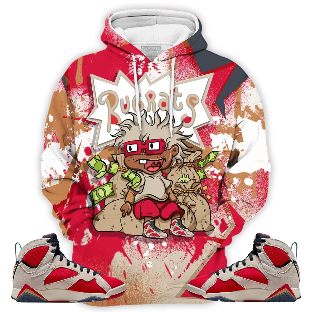 Rugrats In The Bag Sneaker Shirt Match Trophy Room 7S, Jordan 7 Trophy Room Hoodie Sweatshirt Tee All Over Print MKO Shirt Rugrats In The Bag Sneaker Shirt Match Trophy Room 7S, Jordan 7 Trophy Room Hoodie Sweatshirt Tee All Over Print MKO Shirt