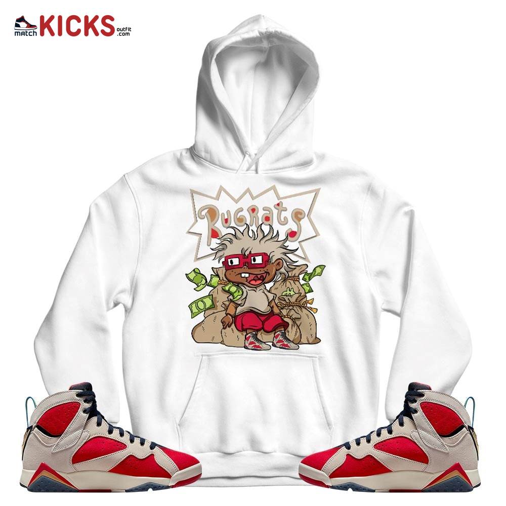 Rugrats In The Bag Sneaker Shirt Match Trophy Room 7s, Jordan 7 Trophy Room MKO T-Shirt Rugrats In The Bag Sneaker Shirt Match Trophy Room 7s, Jordan 7 Trophy Room MKO T-Shirt