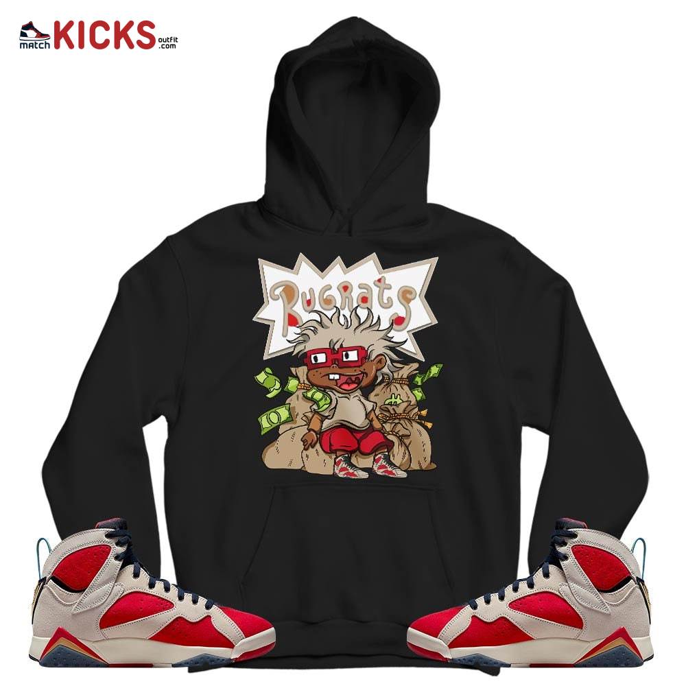 Rugrats In The Bag Sneaker Shirt Match Trophy Room 7s, Jordan 7 Trophy Room MKO T-Shirt Rugrats In The Bag Sneaker Shirt Match Trophy Room 7s, Jordan 7 Trophy Room MKO T-Shirt
