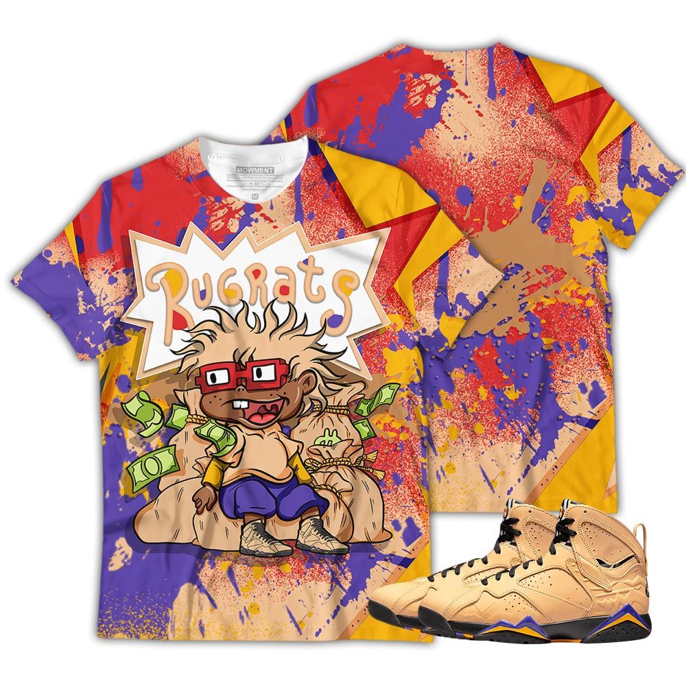 Rugrats In The Bag Sneaker Shirt Match Vachetta Tan 7S, Jordan 7 Se Afrobeats Hoodie Sweatshirt Tee All Over Print MKO Shirt Rugrats In The Bag Sneaker Shirt Match Vachetta Tan 7S, Jordan 7 Se Afrobeats Hoodie Sweatshirt Tee All Over Print MKO Shirt