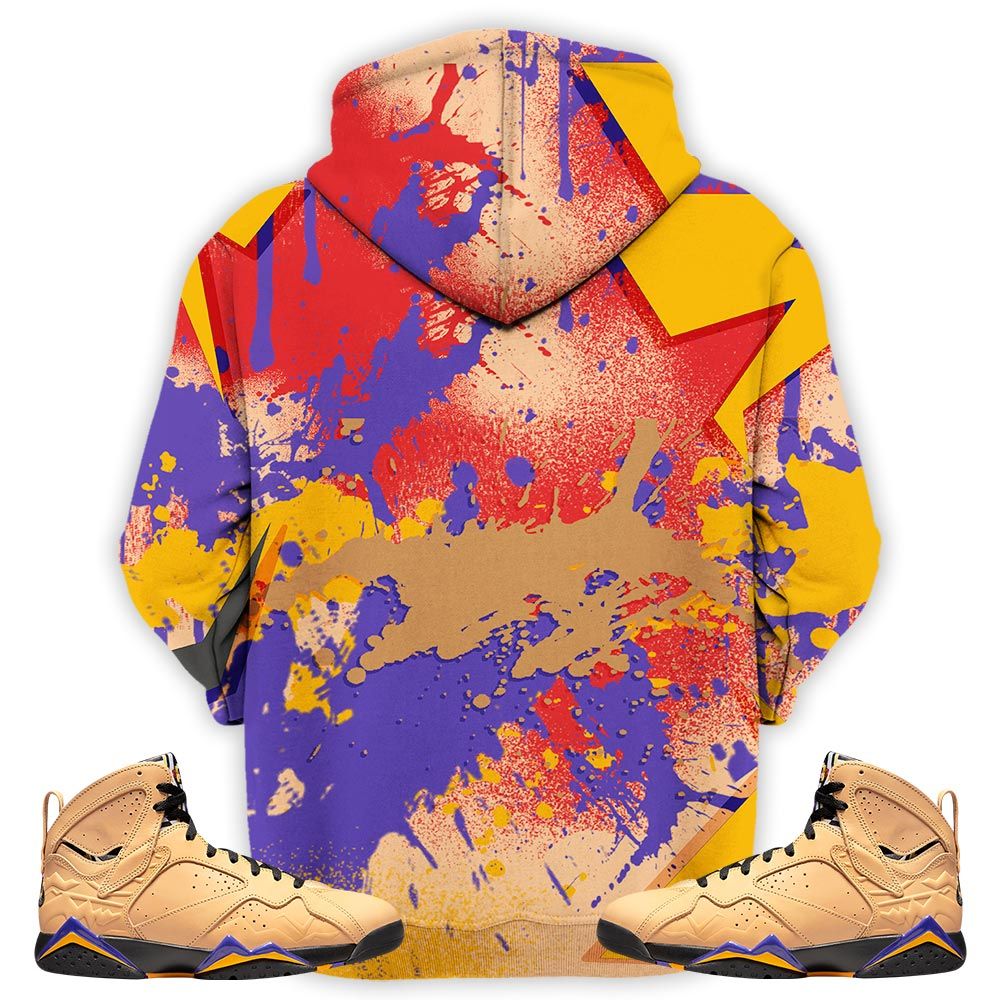 Rugrats In The Bag Sneaker Shirt Match Vachetta Tan 7S, Jordan 7 Se Afrobeats Hoodie Sweatshirt Tee All Over Print MKO Shirt