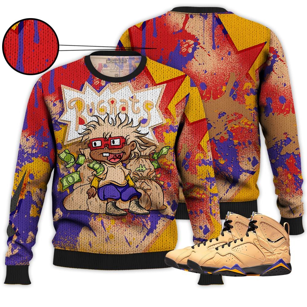 Rugrats In The Bag Sneaker Shirt Match Vachetta Tan 7S, Jordan 7 Se Afrobeats Hoodie Sweatshirt Tee All Over Print MKO Shirt Rugrats In The Bag Sneaker Shirt Match Vachetta Tan 7S, Jordan 7 Se Afrobeats Hoodie Sweatshirt Tee All Over Print MKO Shirt