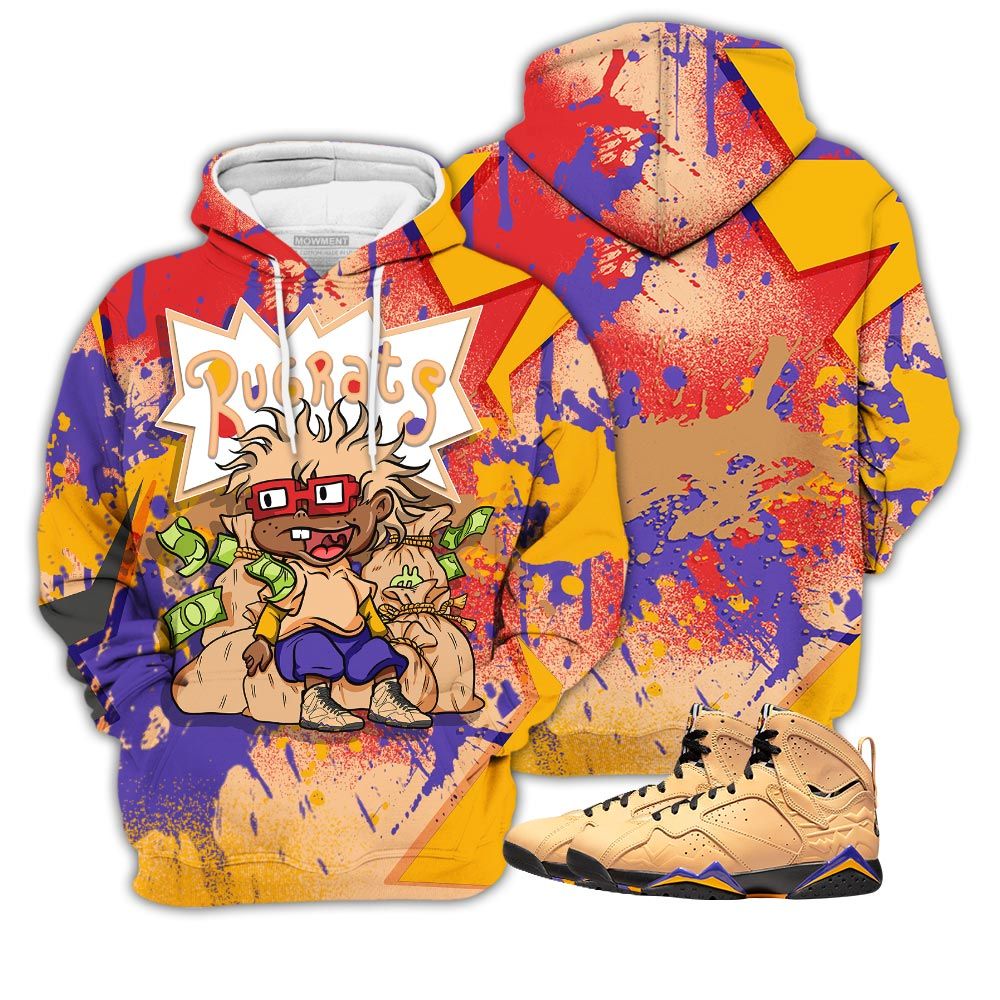 Rugrats In The Bag Sneaker Shirt Match Vachetta Tan 7S, Jordan 7 Se Afrobeats Hoodie Sweatshirt Tee All Over Print MKO Shirt Rugrats In The Bag Sneaker Shirt Match Vachetta Tan 7S, Jordan 7 Se Afrobeats Hoodie Sweatshirt Tee All Over Print MKO Shirt