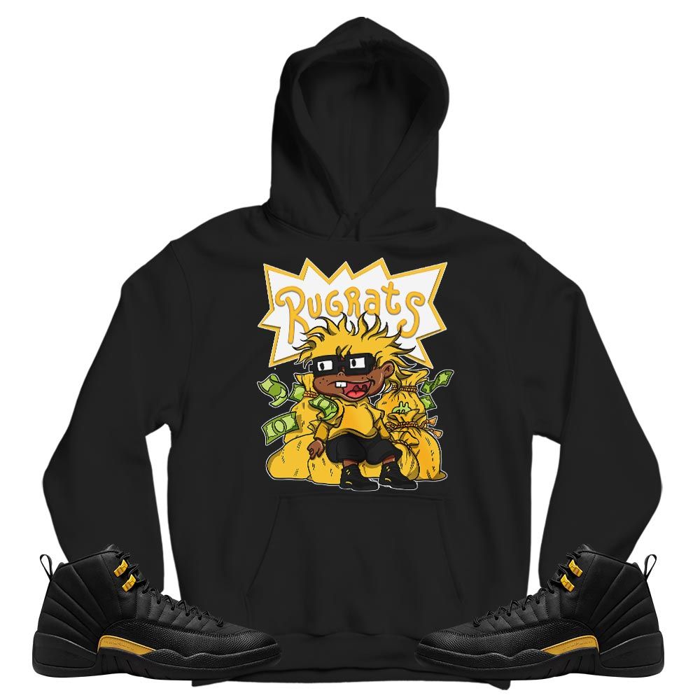 Rugrats In The BagSneaker Shirt Match Black Taxi 12s, Jordan 12 Retro Black Taxi MKO T-Shirt