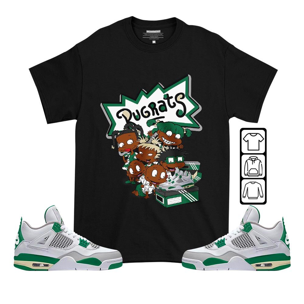 Rugrats Kids Sneaker Shirt Match Retro Pine Green 4s, Jordan 4 Pine Green MKO T-Shirt Rugrats Kids Sneaker Shirt Match Retro Pine Green 4s, Jordan 4 Pine Green MKO T-Shirt