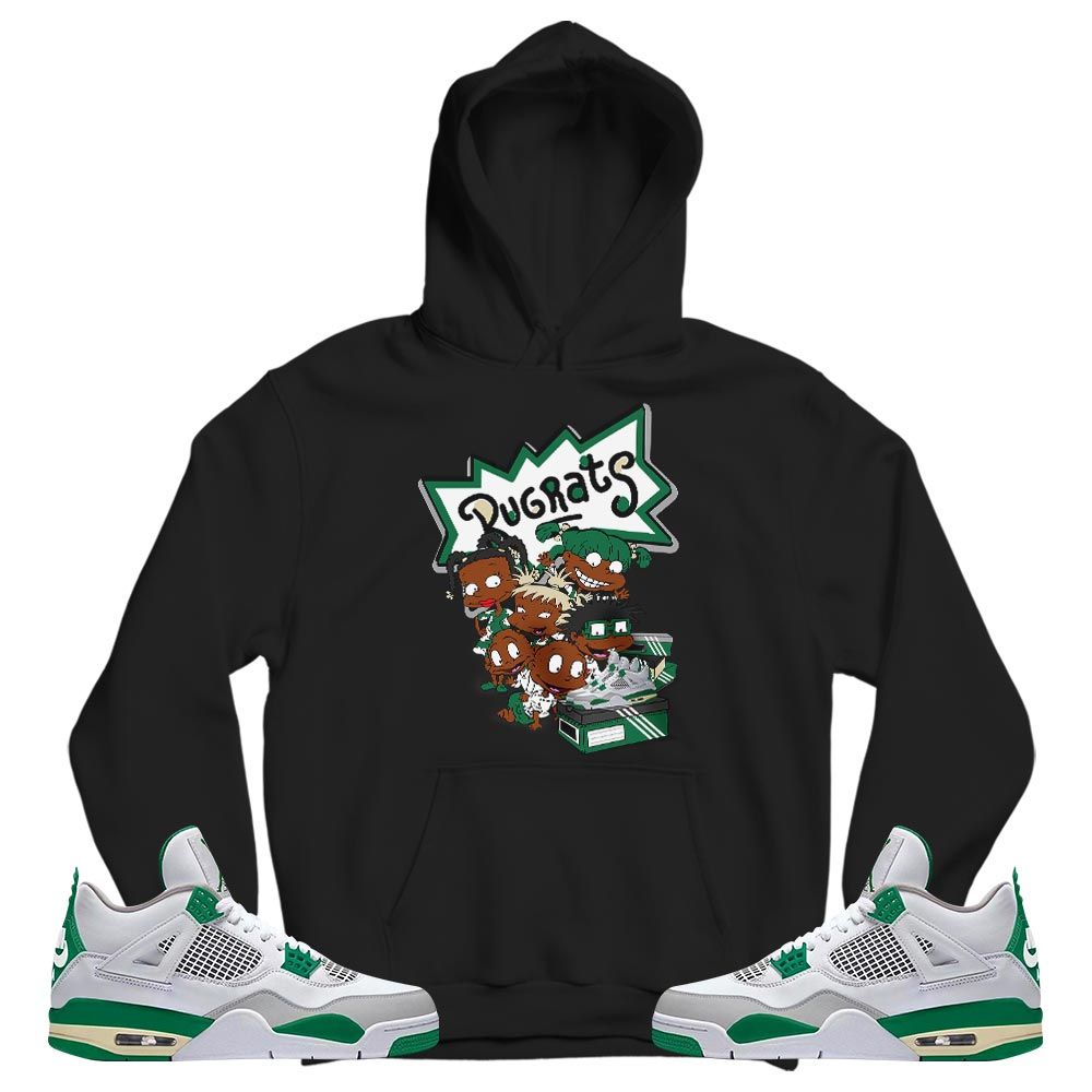 Rugrats Kids Sneaker Shirt Match Retro Pine Green 4s, Jordan 4 Pine Green MKO T-Shirt