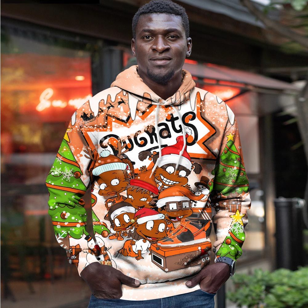 Rugrats Kids Xmas Sneaker Shirt Match Dunk Black Orange, Dunk High Gs Safety Orange Hoodie Sweatshirt Tee All Over Print MKO Shirt Rugrats Kids Xmas Sneaker Shirt Match Dunk Black Orange, Dunk High Gs Safety Orange Hoodie Sweatshirt Tee All Over Print MKO Shirt