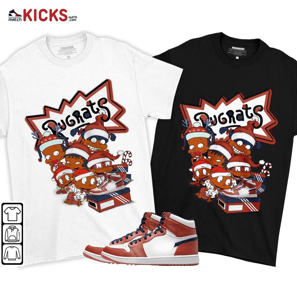 Rugrats Kids Xmas Sneaker Shirt Match Eastside Golf 1s, Jordan 1 High Eastside Golf MKO T-Shirt Rugrats Kids Xmas Sneaker Shirt Match Eastside Golf 1s, Jordan 1 High Eastside Golf MKO T-Shirt