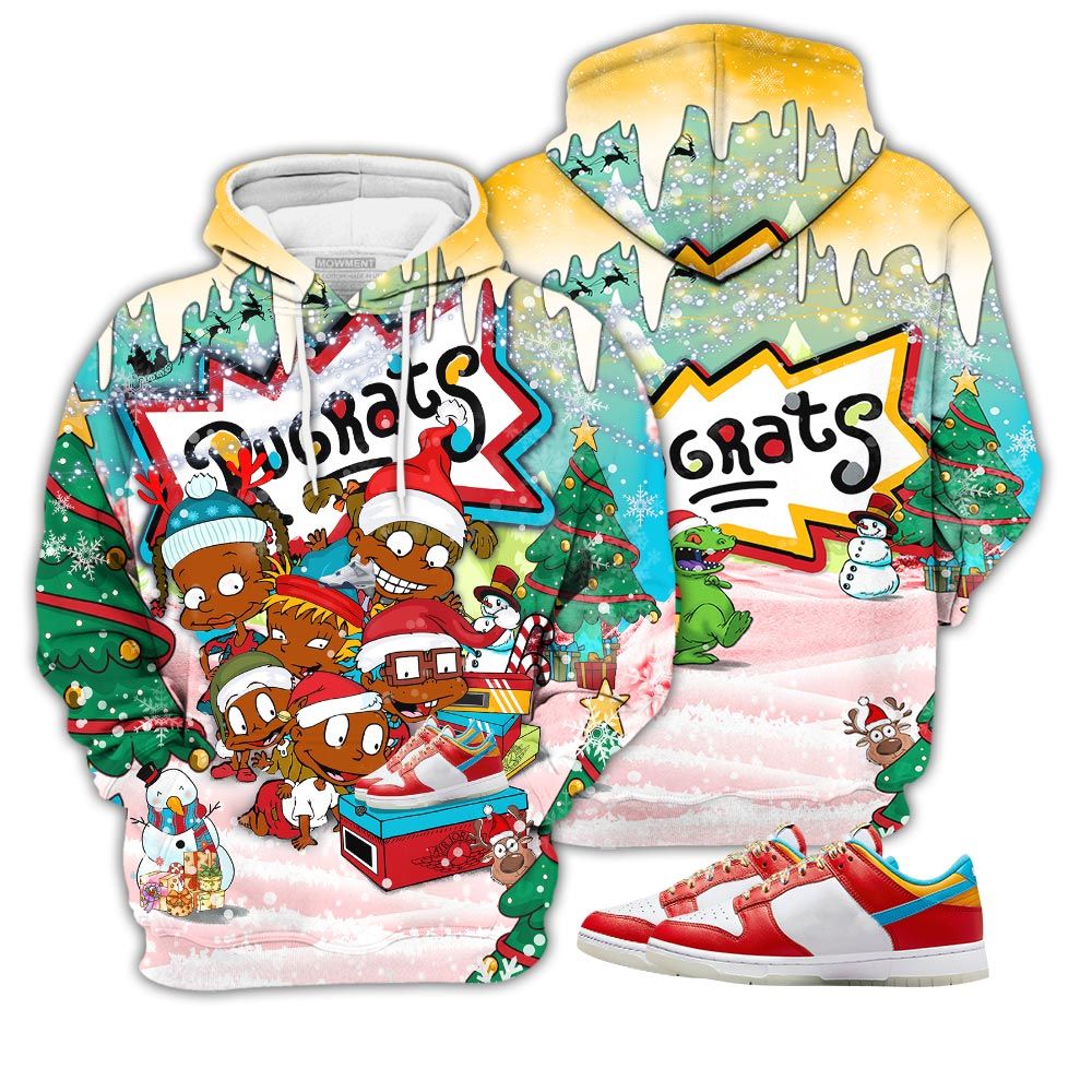 Rugrats Kids Xmas Sneaker Shirt Match Fruity Pebbles Shoes, Dunk Low Fruity Pebbles Hoodie Sweatshirt Tee All Over Print MKO Shirt Rugrats Kids Xmas Sneaker Shirt Match Fruity Pebbles Shoes, Dunk Low Fruity Pebbles Hoodie Sweatshirt Tee All Over Print MKO Shirt