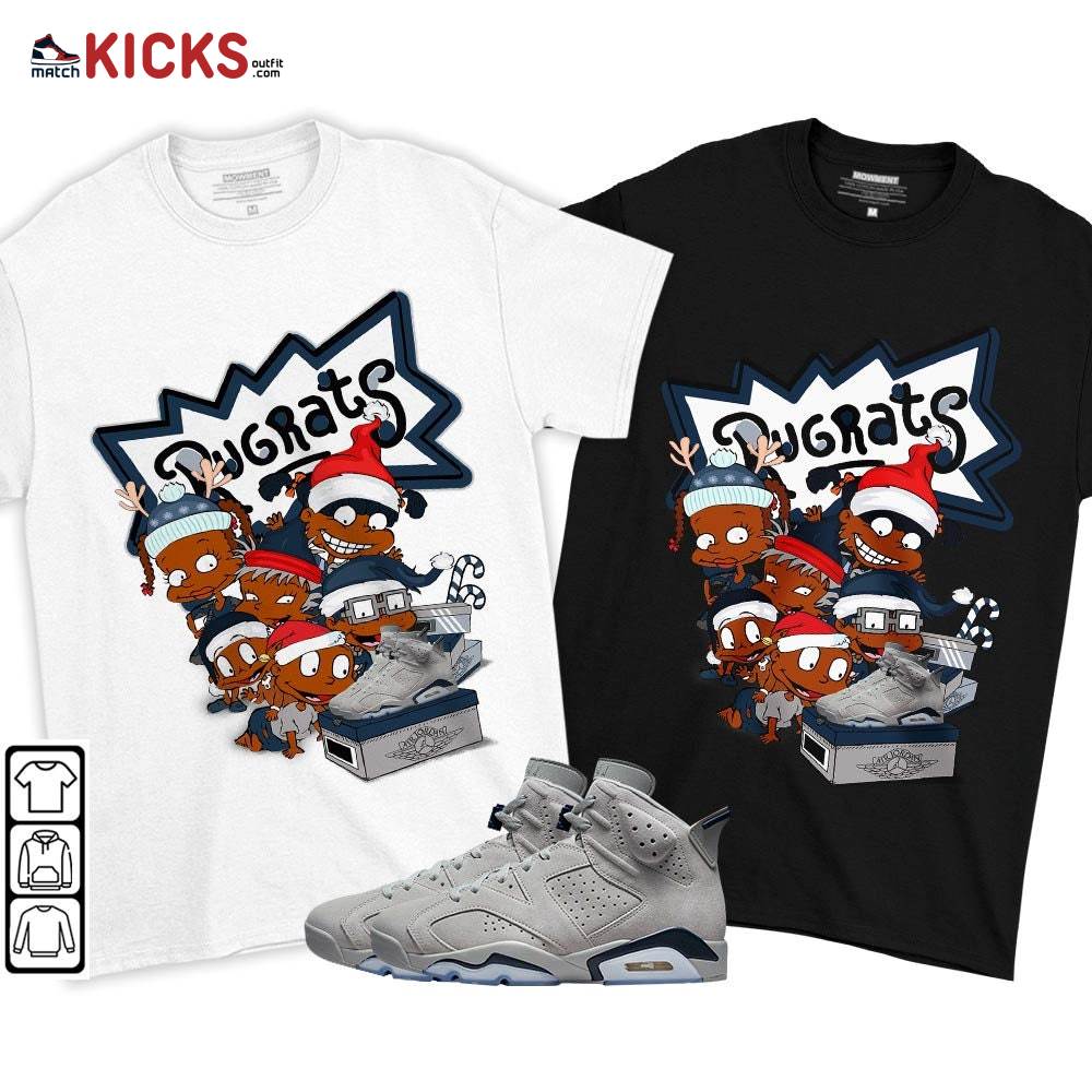 Rugrats Kids Xmas Sneaker Shirt Match Georgetown 6s, Jordan 6 Retro Georgetown MKO T-Shirt