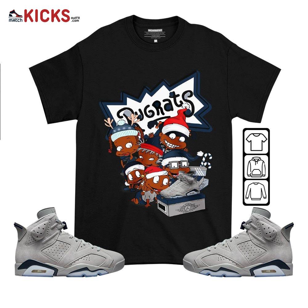 Rugrats Kids Xmas Sneaker Shirt Match Georgetown 6s, Jordan 6 Retro Georgetown MKO T-Shirt
