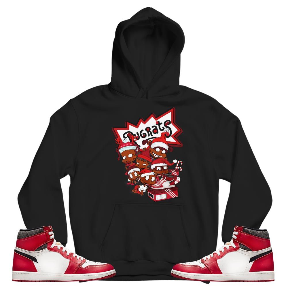 Rugrats Kids Xmas Sneaker Shirt Match High OG Chicago 1s, Jordan 1 Lost Found Chicago MKO T-Shirt