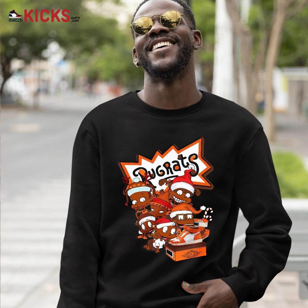 Rugrats Kids Xmas Sneaker Shirt Match High OG Starfish 1s, Jordan 1 Retro High OG Starfish MKO T-Shirt Rugrats Kids Xmas Sneaker Shirt Match High OG Starfish 1s, Jordan 1 Retro High OG Starfish MKO T-Shirt