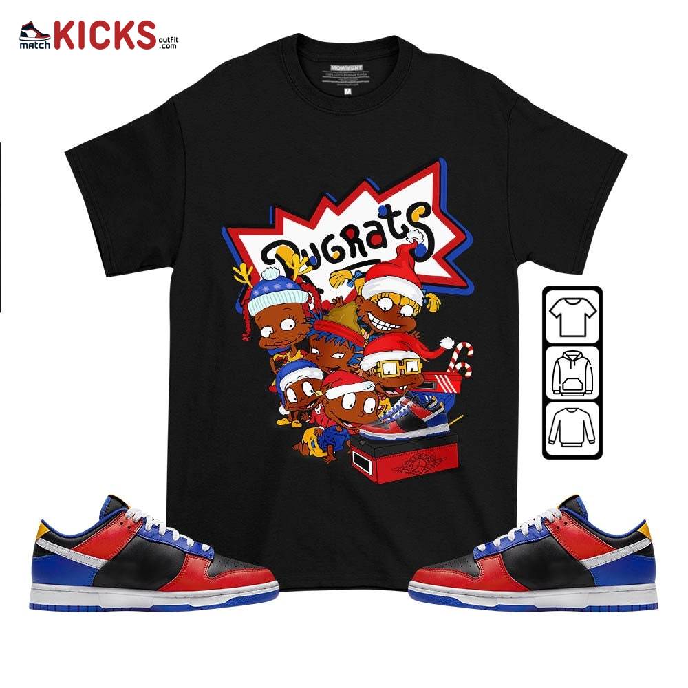 Rugrats Kids Xmas Sneaker Shirt Match Low TSU Tiger, Dunk Low TSU Tiger MKO T-Shirt