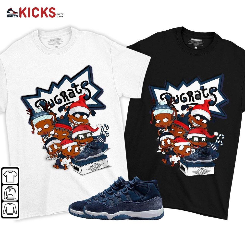Rugrats Kids Xmas Sneaker Shirt Match Midnight Navy 11s, Jordan 11 Retro Midnight Navy MKO T-Shirt Rugrats Kids Xmas Sneaker Shirt Match Midnight Navy 11s, Jordan 11 Retro Midnight Navy MKO T-Shirt