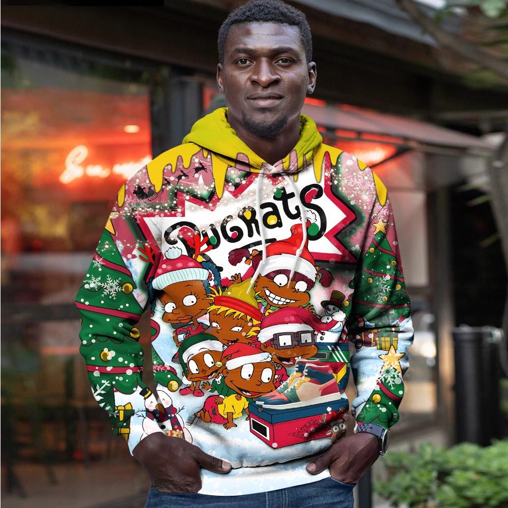 Rugrats Kids Xmas Sneaker Shirt Match Multi Color 2022 1S, Jordan 1 Mid Multi Color 2022 Hoodie Sweatshirt Tee All Over Print MKO Shirt Rugrats Kids Xmas Sneaker Shirt Match Multi Color 2022 1S, Jordan 1 Mid Multi Color 2022 Hoodie Sweatshirt Tee All Over Print MKO Shirt