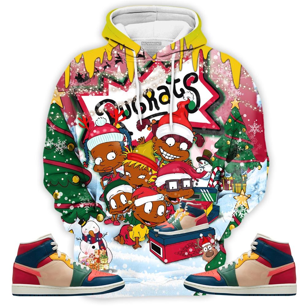 Rugrats Kids Xmas Sneaker Shirt Match Multi Color 2022 1S, Jordan 1 Mid Multi Color 2022 Hoodie Sweatshirt Tee All Over Print MKO Shirt Rugrats Kids Xmas Sneaker Shirt Match Multi Color 2022 1S, Jordan 1 Mid Multi Color 2022 Hoodie Sweatshirt Tee All Over Print MKO Shirt
