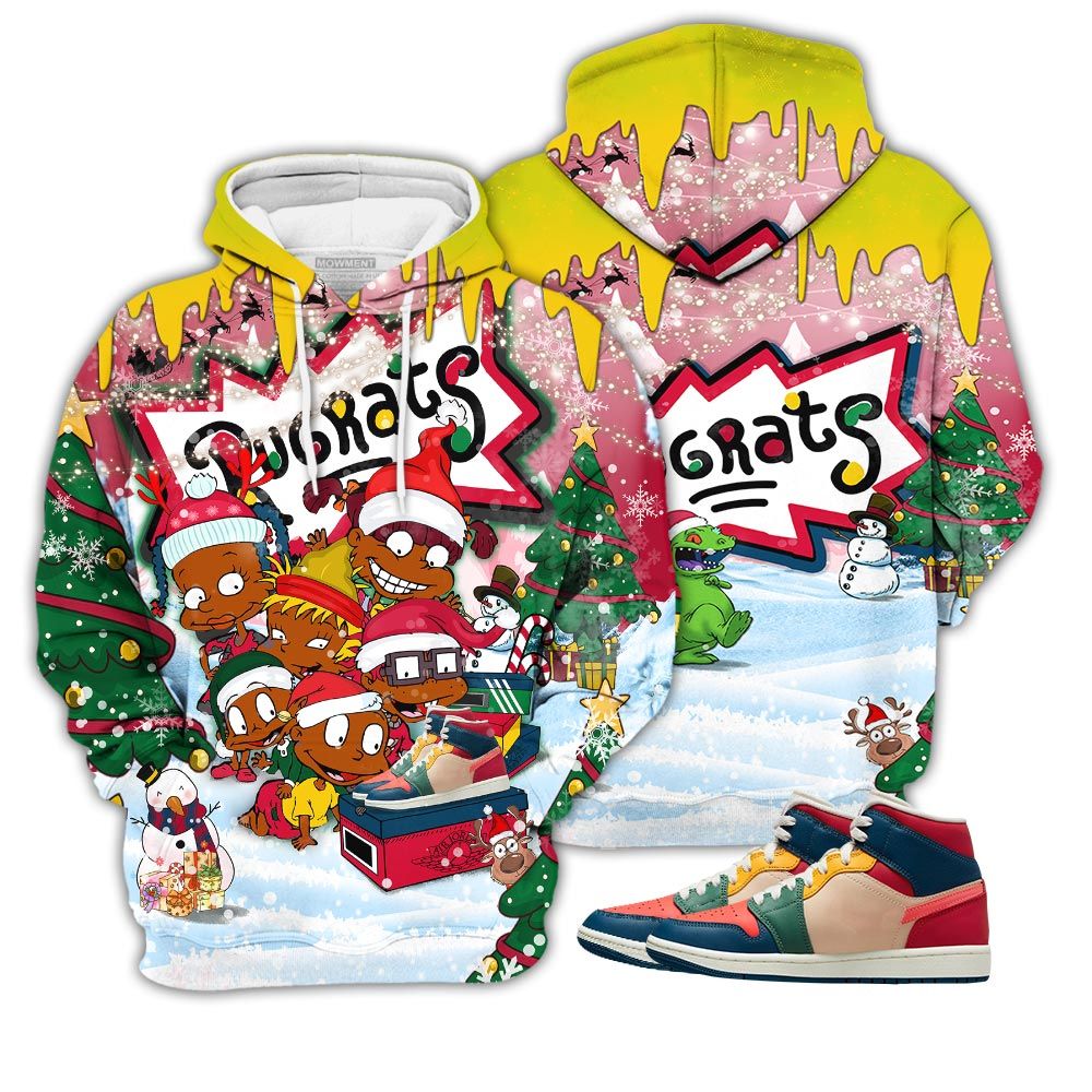 Rugrats Kids Xmas Sneaker Shirt Match Multi Color 2022 1S, Jordan 1 Mid Multi Color 2022 Hoodie Sweatshirt Tee All Over Print MKO Shirt Rugrats Kids Xmas Sneaker Shirt Match Multi Color 2022 1S, Jordan 1 Mid Multi Color 2022 Hoodie Sweatshirt Tee All Over Print MKO Shirt
