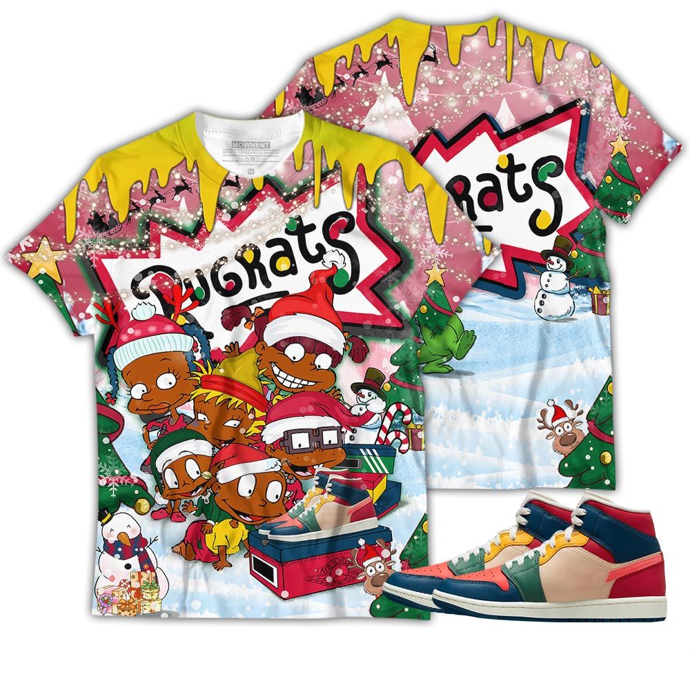 Rugrats Kids Xmas Sneaker Shirt Match Multi Color 2022 1S, Jordan 1 Mid Multi Color 2022 Hoodie Sweatshirt Tee All Over Print MKO Shirt Rugrats Kids Xmas Sneaker Shirt Match Multi Color 2022 1S, Jordan 1 Mid Multi Color 2022 Hoodie Sweatshirt Tee All Over Print MKO Shirt