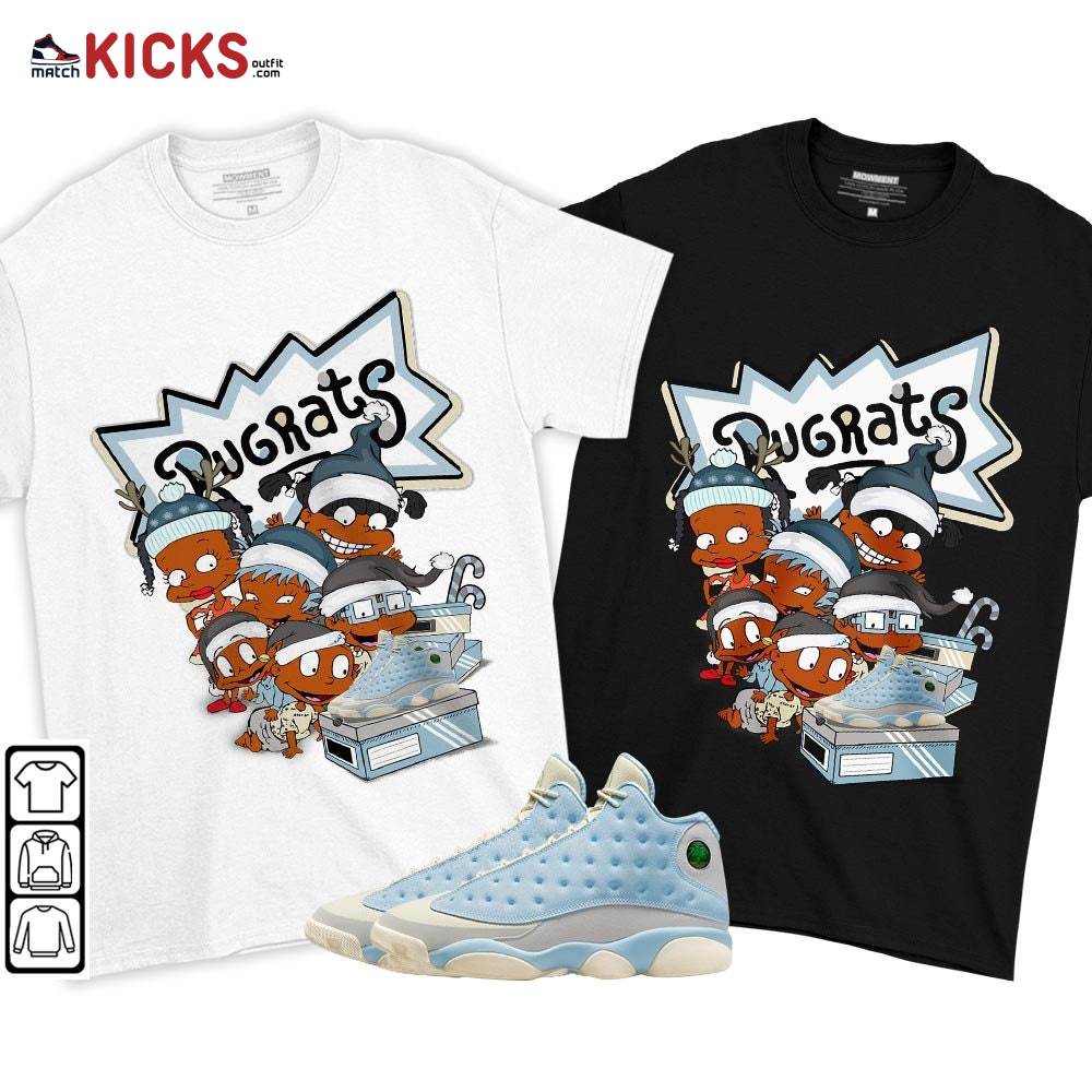 Rugrats Kids Xmas Sneaker Shirt Match SoleFly 13s, Jordan 13 Retro SoleFly MKO T-Shirt Rugrats Kids Xmas Sneaker Shirt Match SoleFly 13s, Jordan 13 Retro SoleFly MKO T-Shirt