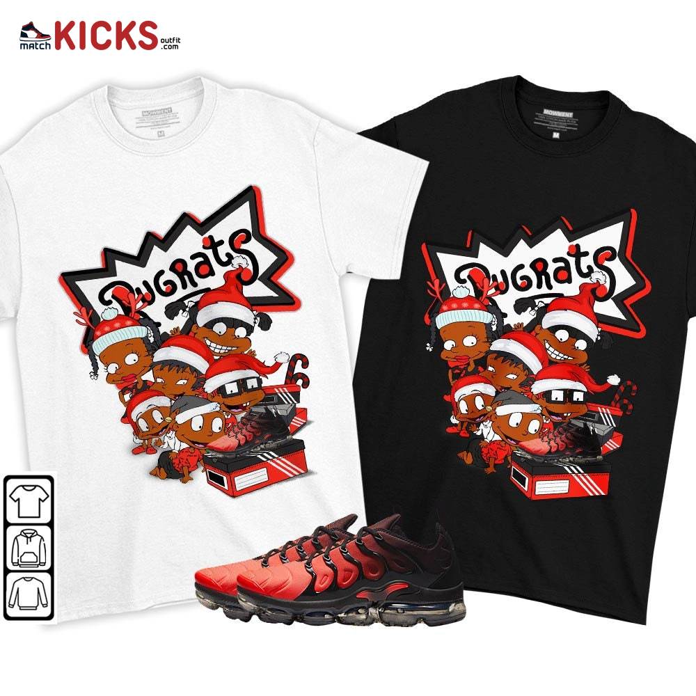 Rugrats Kids Xmas Sneaker Shirt Match Vapormax Plus Red Black, Air VaporMax Plus Darth Maul MKO T-Shirt Rugrats Kids Xmas Sneaker Shirt Match Vapormax Plus Red Black, Air VaporMax Plus Darth Maul MKO T-Shirt