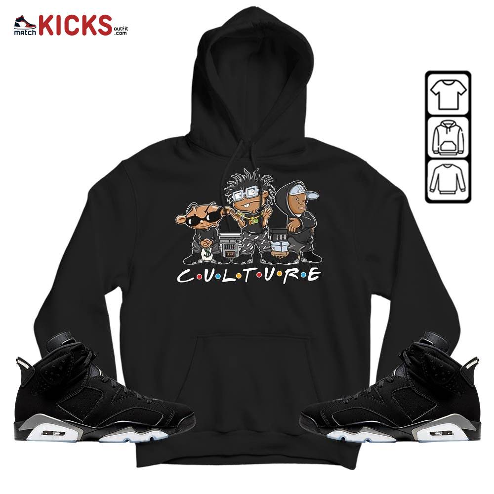 Rugrats KND BeBe Kids Sneaker Shirt Match Black Chrome 6s, Jordan 6 Black Chrome MKO Sweatshirt Rugrats KND BeBe Kids Sneaker Shirt Match Black Chrome 6s, Jordan 6 Black Chrome MKO Sweatshirt
