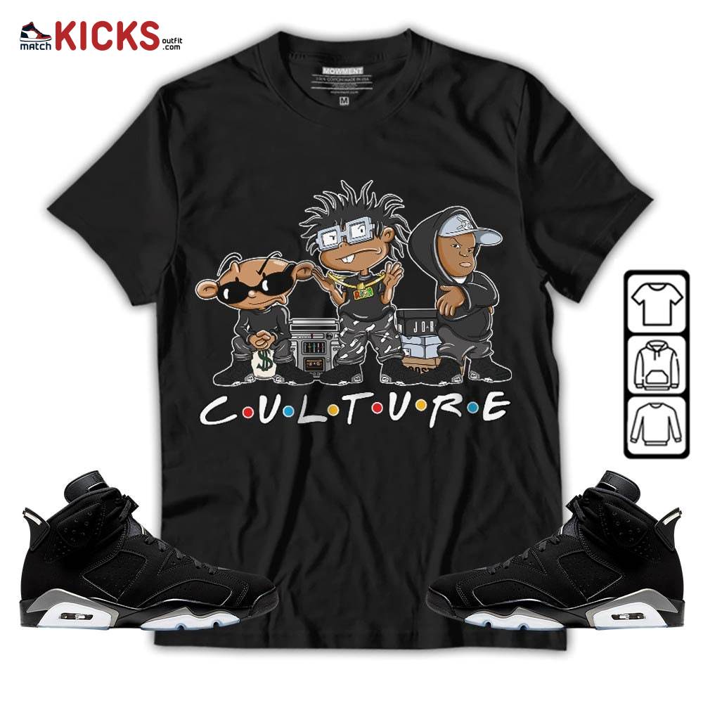 Rugrats KND BeBe Kids Sneaker Shirt Match Black Chrome 6s, Jordan 6 Black Chrome MKO Sweatshirt Rugrats KND BeBe Kids Sneaker Shirt Match Black Chrome 6s, Jordan 6 Black Chrome MKO Sweatshirt