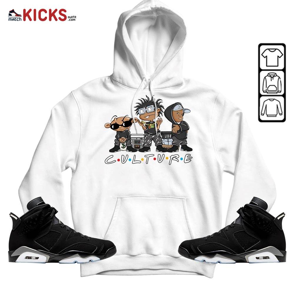 Rugrats KND BeBe Kids Sneaker Shirt Match Black Chrome 6s, Jordan 6 Black Chrome MKO Sweatshirt Rugrats KND BeBe Kids Sneaker Shirt Match Black Chrome 6s, Jordan 6 Black Chrome MKO Sweatshirt