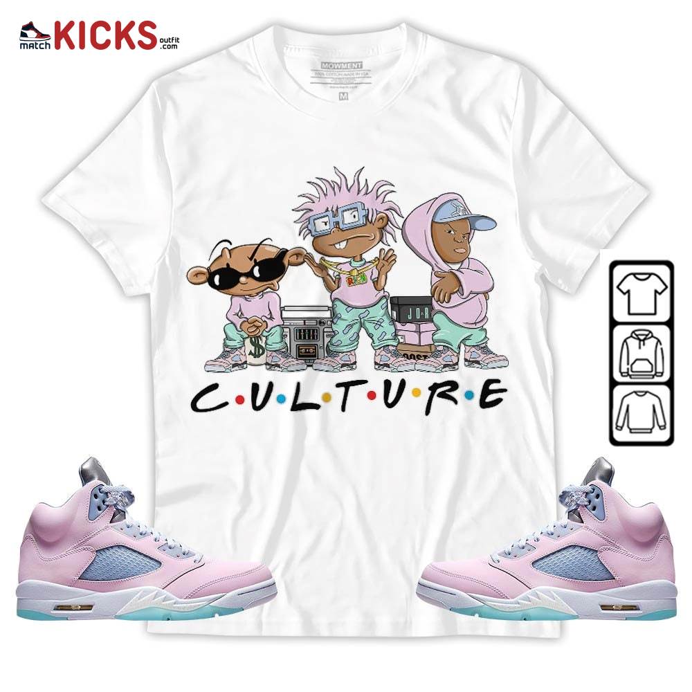 Rugrats KND BeBe Kids Sneaker Shirt Match Easter 5s, Jordan 5 Retro Easter MKO T-Shirt Rugrats KND BeBe Kids Sneaker Shirt Match Easter 5s, Jordan 5 Retro Easter MKO T-Shirt