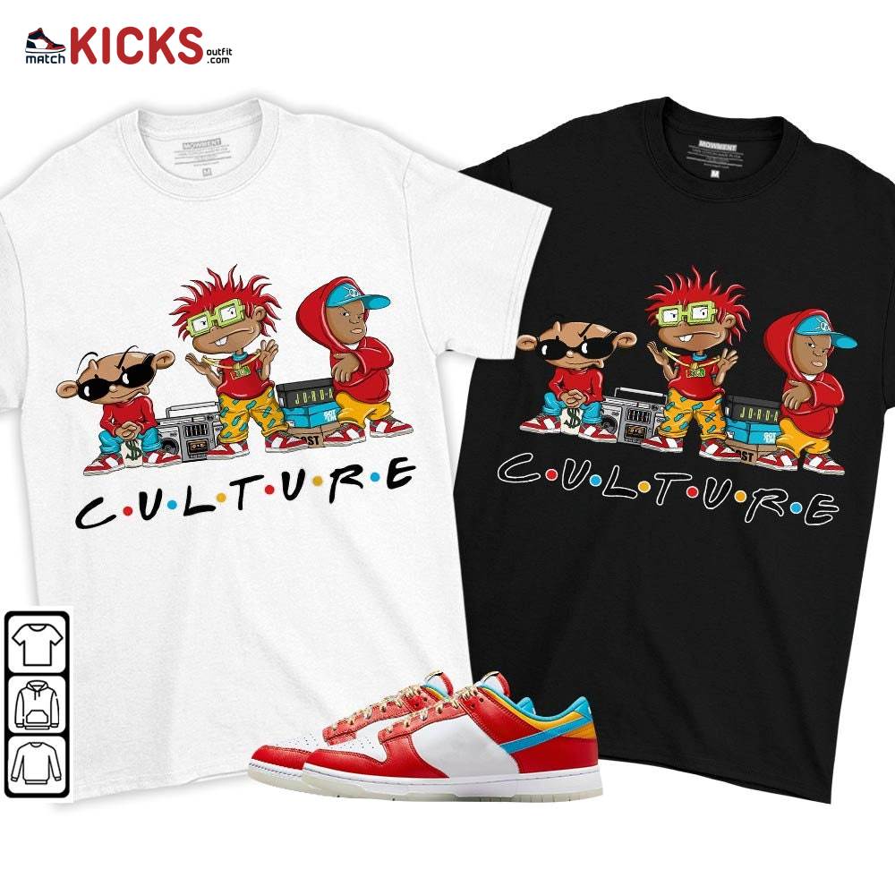 Rugrats KND BeBe Kids Sneaker Shirt Match Fruity Pebbles Shoes, Dunk Low Fruity Pebbles MKO T-Shirt Rugrats KND BeBe Kids Sneaker Shirt Match Fruity Pebbles Shoes, Dunk Low Fruity Pebbles MKO T-Shirt