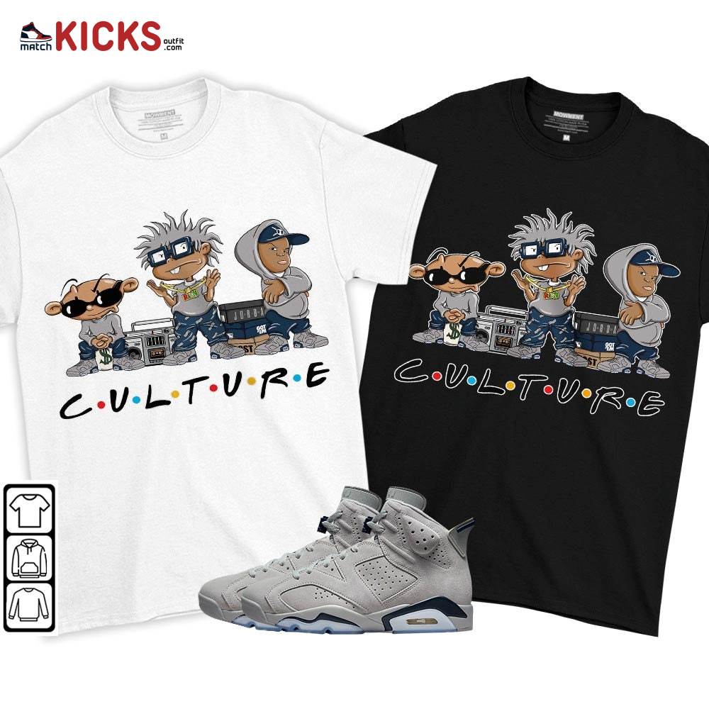 Rugrats KND BeBe Kids Sneaker Shirt Match Georgetown 6s, Jordan 6 Retro Georgetown MKO T-Shirt