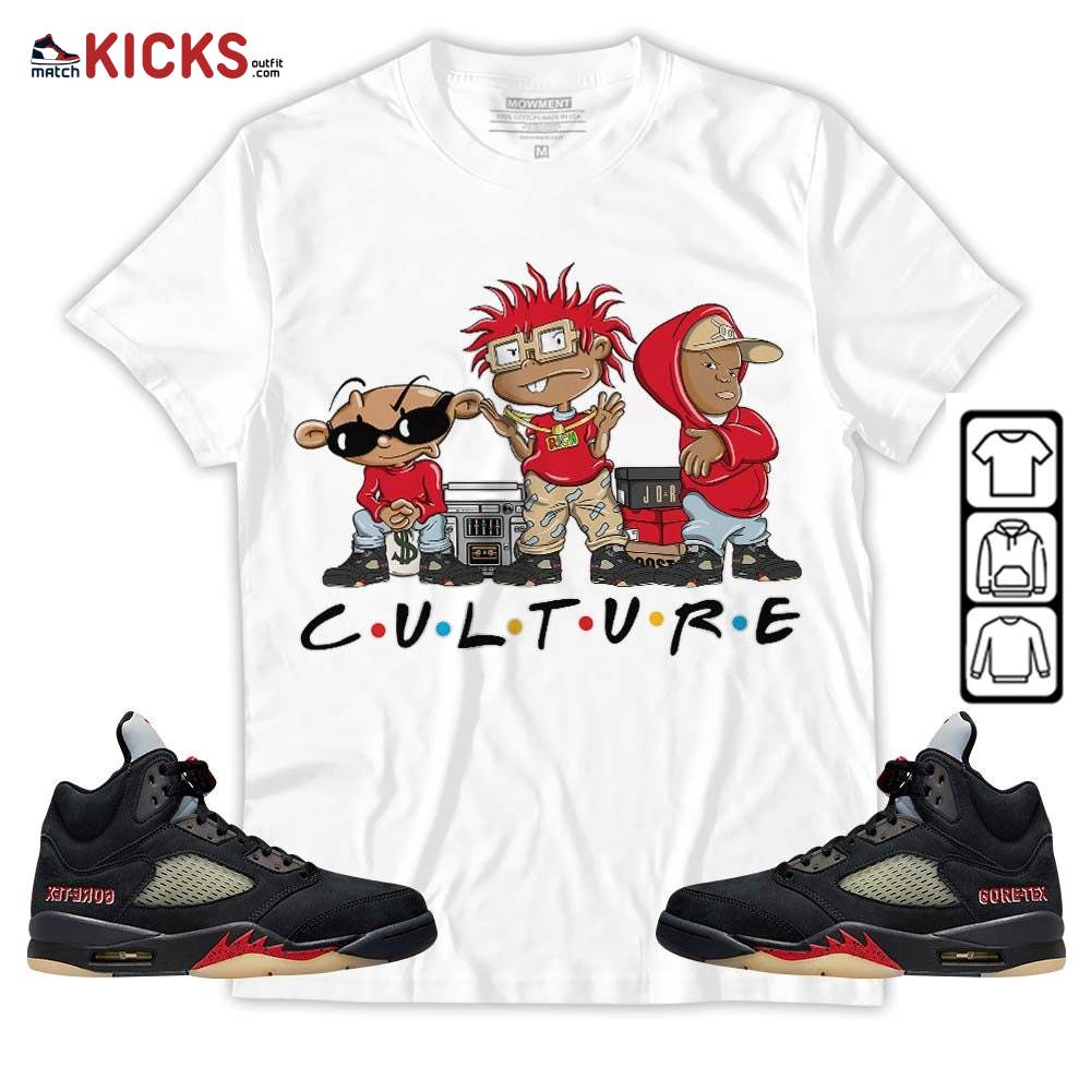 Rugrats KND BeBe Kids Sneaker Shirt Match Gore-Tex 5s, Jordan 5 GORE-TEX Off Noir MKO T-Shirt Rugrats KND BeBe Kids Sneaker Shirt Match Gore-Tex 5s, Jordan 5 GORE-TEX Off Noir MKO T-Shirt