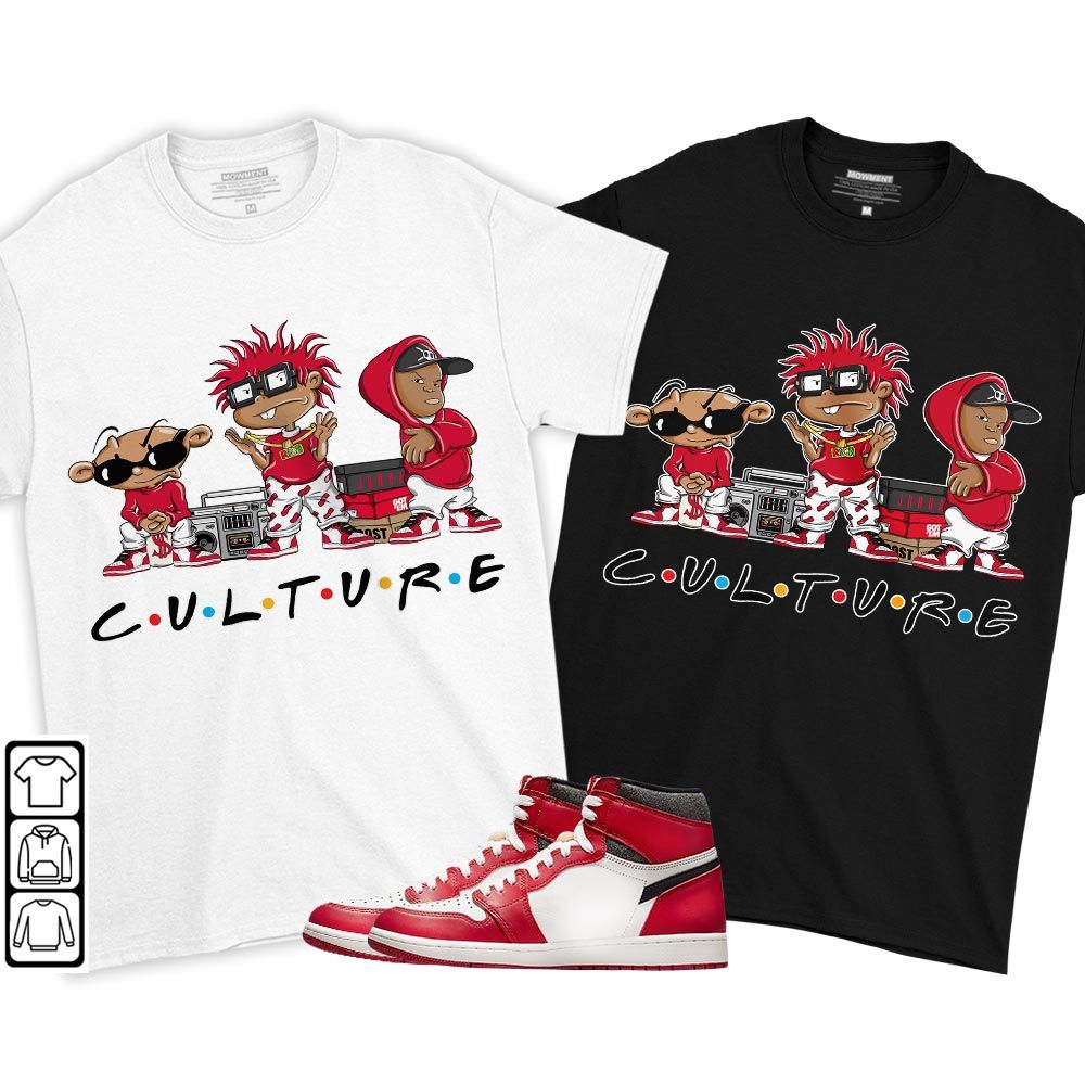 Rugrats KND BeBe Kids Sneaker Shirt Match High OG Chicago 1s, Jordan 1 Lost Found Chicago MKO T-Shirt Rugrats KND BeBe Kids Sneaker Shirt Match High OG Chicago 1s, Jordan 1 Lost Found Chicago MKO T-Shirt