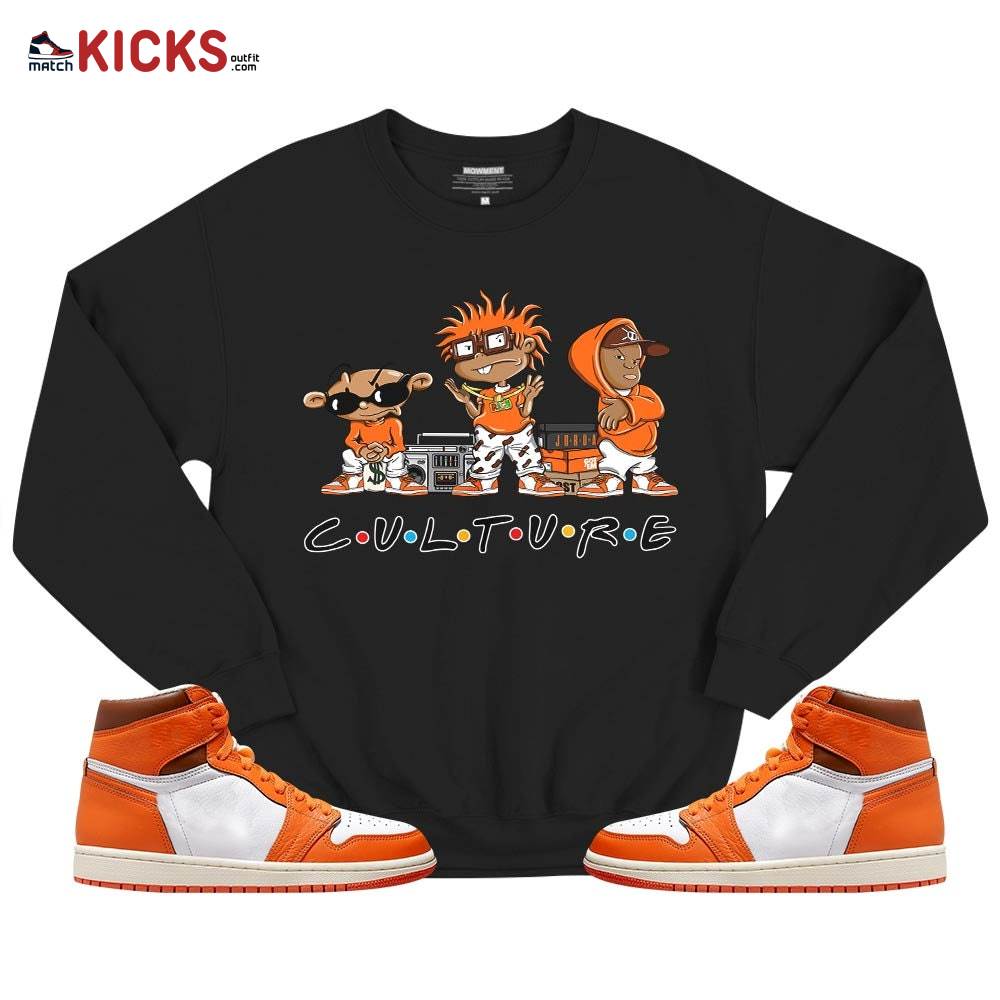 Rugrats KND BeBe Kids Sneaker Shirt Match High OG Starfish 1s, Jordan 1 Retro High OG Starfish MKO T-Shirt Rugrats KND BeBe Kids Sneaker Shirt Match High OG Starfish 1s, Jordan 1 Retro High OG Starfish MKO T-Shirt