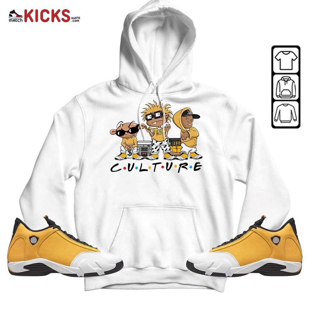 Rugrats KND BeBe Kids Sneaker Shirt Match Light Ginger 14s, Jordan 14 Retro Light Ginger MKO Hoodie Rugrats KND BeBe Kids Sneaker Shirt Match Light Ginger 14s, Jordan 14 Retro Light Ginger MKO Hoodie