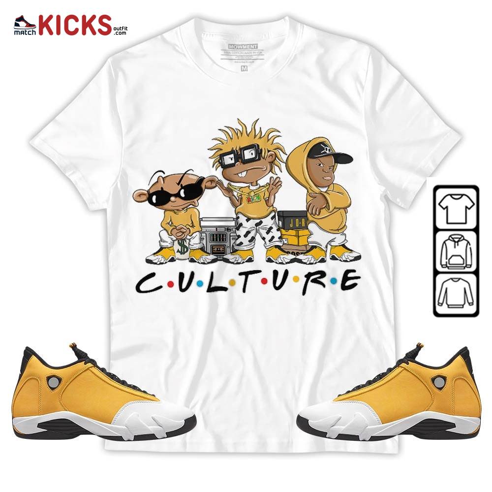 Rugrats KND BeBe Kids Sneaker Shirt Match Light Ginger 14s, Jordan 14 Retro Light Ginger MKO T-Shirt Rugrats KND BeBe Kids Sneaker Shirt Match Light Ginger 14s, Jordan 14 Retro Light Ginger MKO T-Shirt