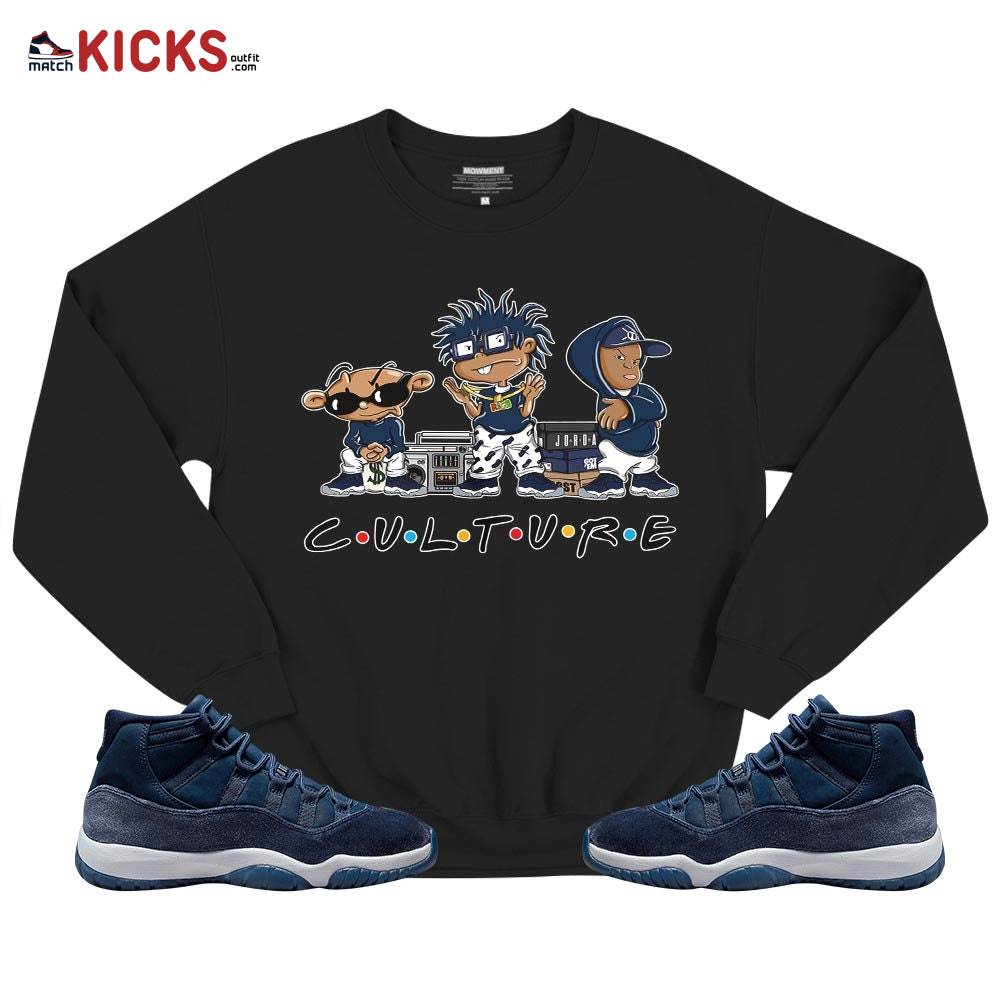 Rugrats KND BeBe Kids Sneaker Shirt Match Midnight Navy 11s, Jordan 11 Retro Midnight Navy MKO T-Shirt Rugrats KND BeBe Kids Sneaker Shirt Match Midnight Navy 11s, Jordan 11 Retro Midnight Navy MKO T-Shirt