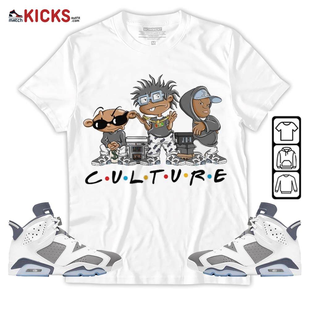 Rugrats KND BeBe Kids Sneaker Shirt Match Retro Cool Grey 6s, Jordan 6 Cool Grey MKO T-Shirt Rugrats KND BeBe Kids Sneaker Shirt Match Retro Cool Grey 6s, Jordan 6 Cool Grey MKO T-Shirt