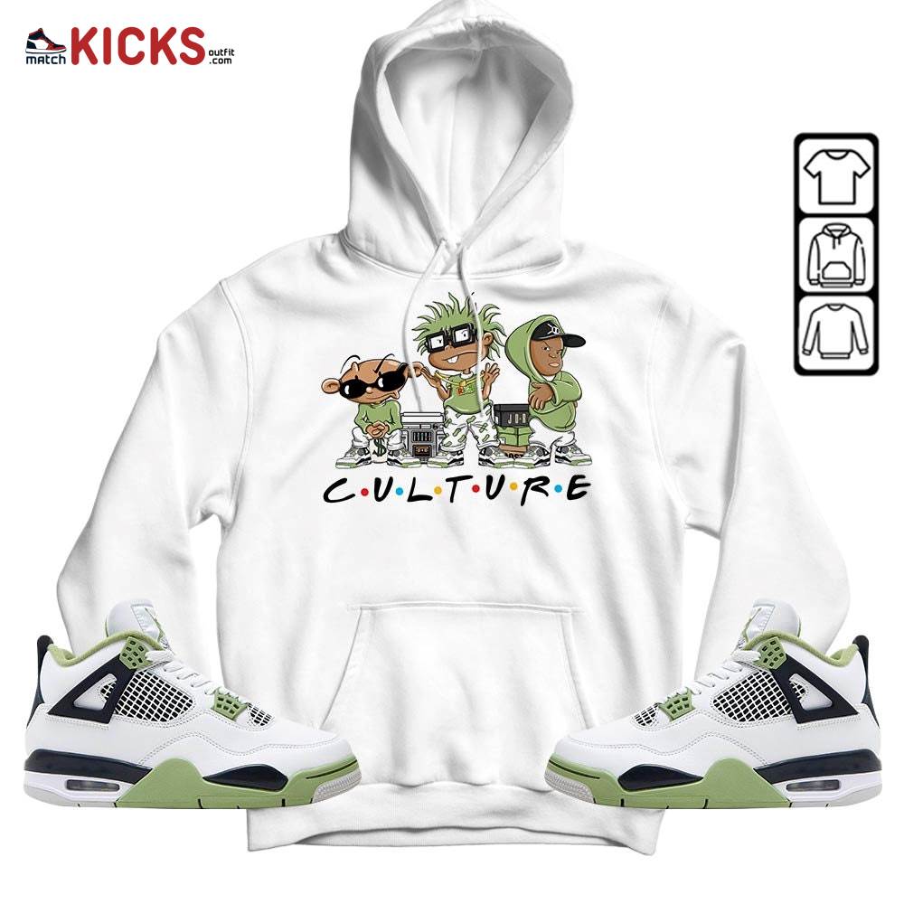 Rugrats KND BeBe Kids Sneaker Shirt Match Retro Oil Green 4s, Jordan 4 Oil Green MKO Hoodie Rugrats KND BeBe Kids Sneaker Shirt Match Retro Oil Green 4s, Jordan 4 Oil Green MKO Hoodie
