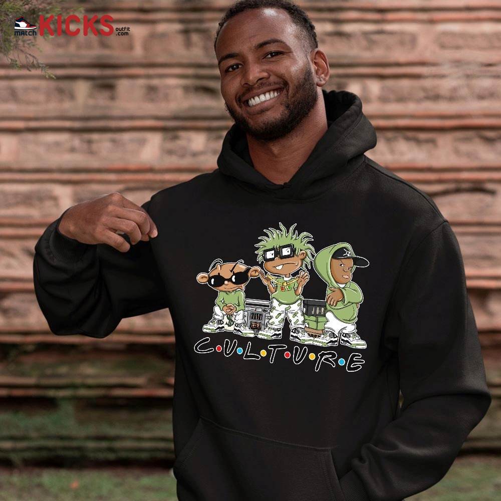 Rugrats KND BeBe Kids Sneaker Shirt Match Retro Oil Green 4s, Jordan 4 Oil Green MKO T-Shirt Rugrats KND BeBe Kids Sneaker Shirt Match Retro Oil Green 4s, Jordan 4 Oil Green MKO T-Shirt