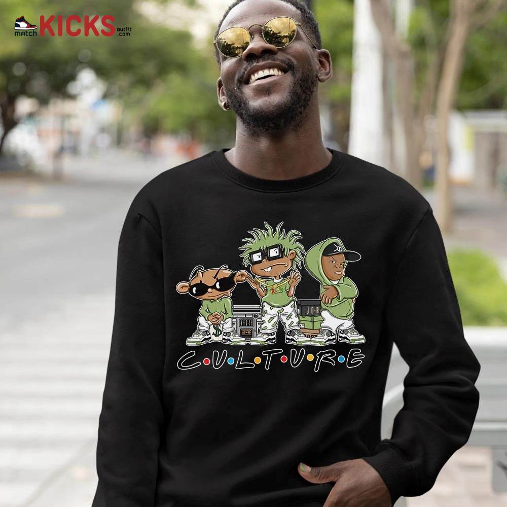 Rugrats KND BeBe Kids Sneaker Shirt Match Retro Oil Green 4s, Jordan 4 Oil Green MKO T-Shirt Rugrats KND BeBe Kids Sneaker Shirt Match Retro Oil Green 4s, Jordan 4 Oil Green MKO T-Shirt