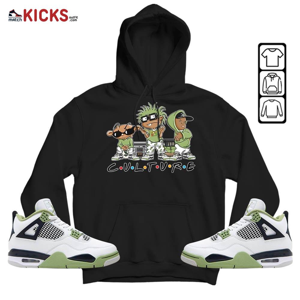 Rugrats KND BeBe Kids Sneaker Shirt Match Retro Oil Green 4s, Jordan 4 Oil Green MKO T-Shirt Rugrats KND BeBe Kids Sneaker Shirt Match Retro Oil Green 4s, Jordan 4 Oil Green MKO T-Shirt