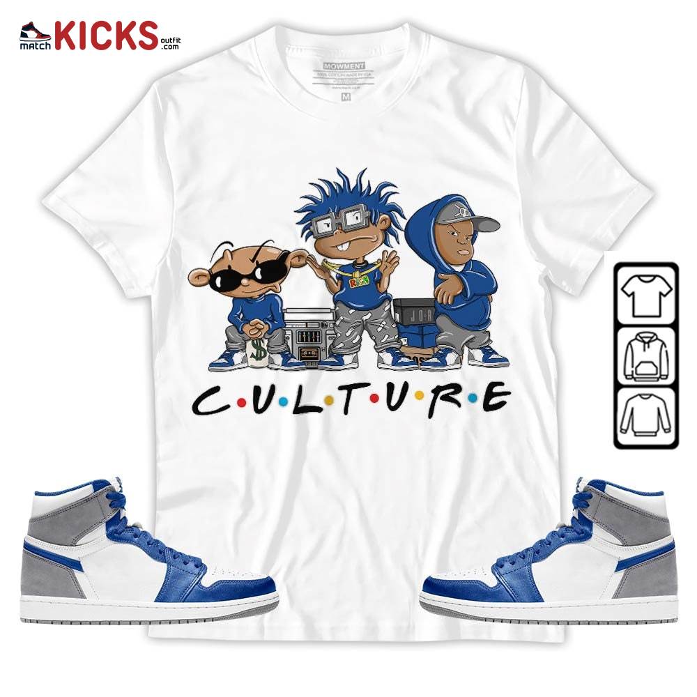 Rugrats KND BeBe Kids Sneaker Shirt Match True Blue 1s, Jordan 1 High OG True Blue MKO T-Shirt Rugrats KND BeBe Kids Sneaker Shirt Match True Blue 1s, Jordan 1 High OG True Blue MKO T-Shirt