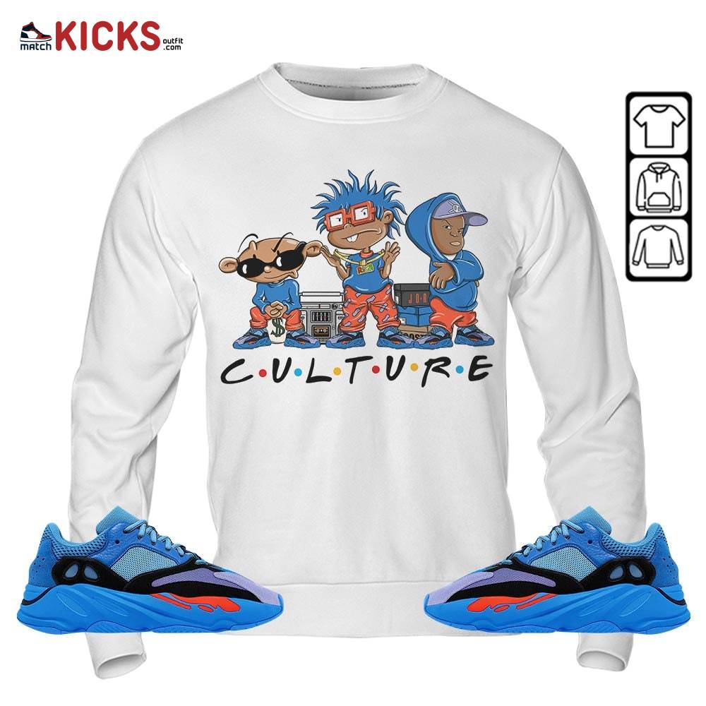 Rugrats KND BeBe Kids Sneaker Shirt Match V1 Hi-Res Blue 700s, Yeezy 700 V1 Hi-Res Blue MKO T-Shirt Rugrats KND BeBe Kids Sneaker Shirt Match V1 Hi-Res Blue 700s, Yeezy 700 V1 Hi-Res Blue MKO T-Shirt