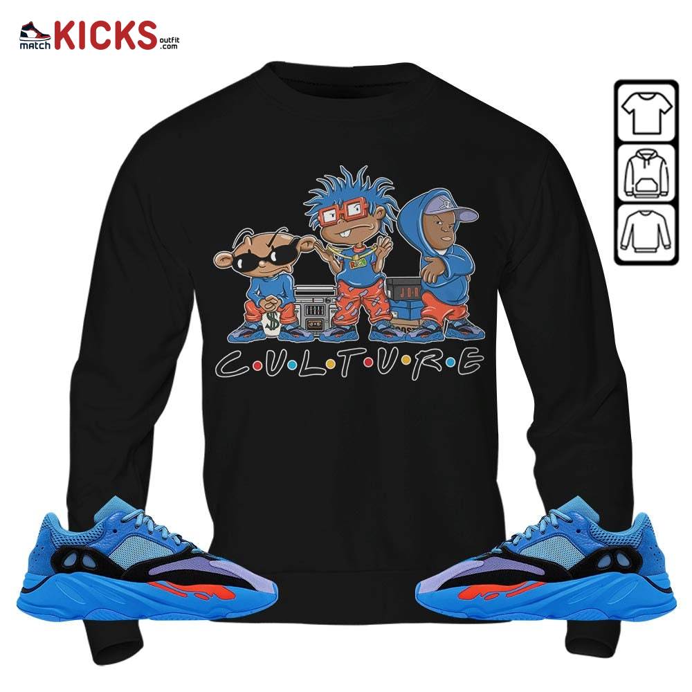 Rugrats KND BeBe Kids Sneaker Shirt Match V1 Hi-Res Blue 700s, Yeezy 700 V1 Hi-Res Blue MKO T-Shirt Rugrats KND BeBe Kids Sneaker Shirt Match V1 Hi-Res Blue 700s, Yeezy 700 V1 Hi-Res Blue MKO T-Shirt