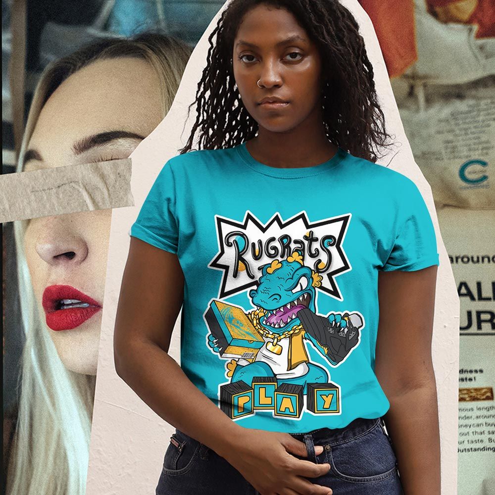 Rugrats Play Sneaker Shirt Match 2023 Retro Aqua 5S, Jordan 5 Aqua Hoodie Sweatshirt Tee All Over Print MKO Shirt Rugrats Play Sneaker Shirt Match 2023 Retro Aqua 5S, Jordan 5 Aqua Hoodie Sweatshirt Tee All Over Print MKO Shirt