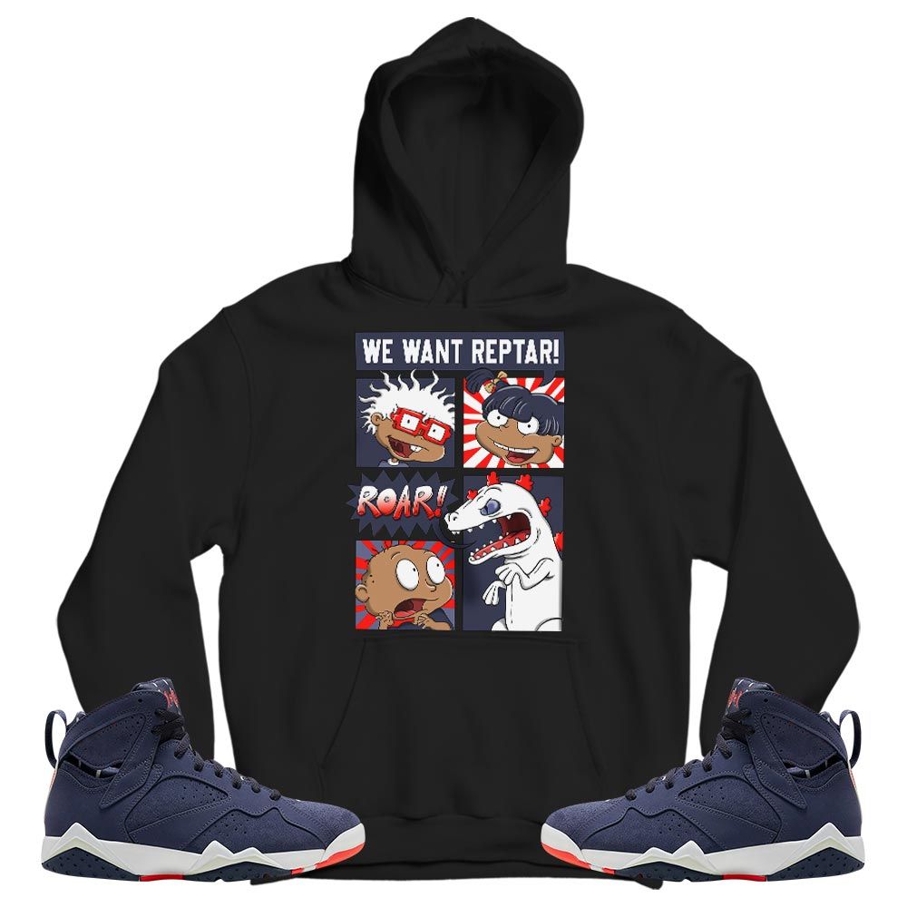 Rugrats Story Sneaker Shirt Match 7 Neutral Indigo, Jordan 7 Quai 54 MKO T-Shirt