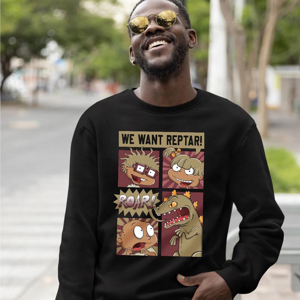 Rugrats Story Sneaker Shirt Match Black Cherrywood 7s, Jordan 7 Black Olive MKO T-Shirt Rugrats Story Sneaker Shirt Match Black Cherrywood 7s, Jordan 7 Black Olive MKO T-Shirt