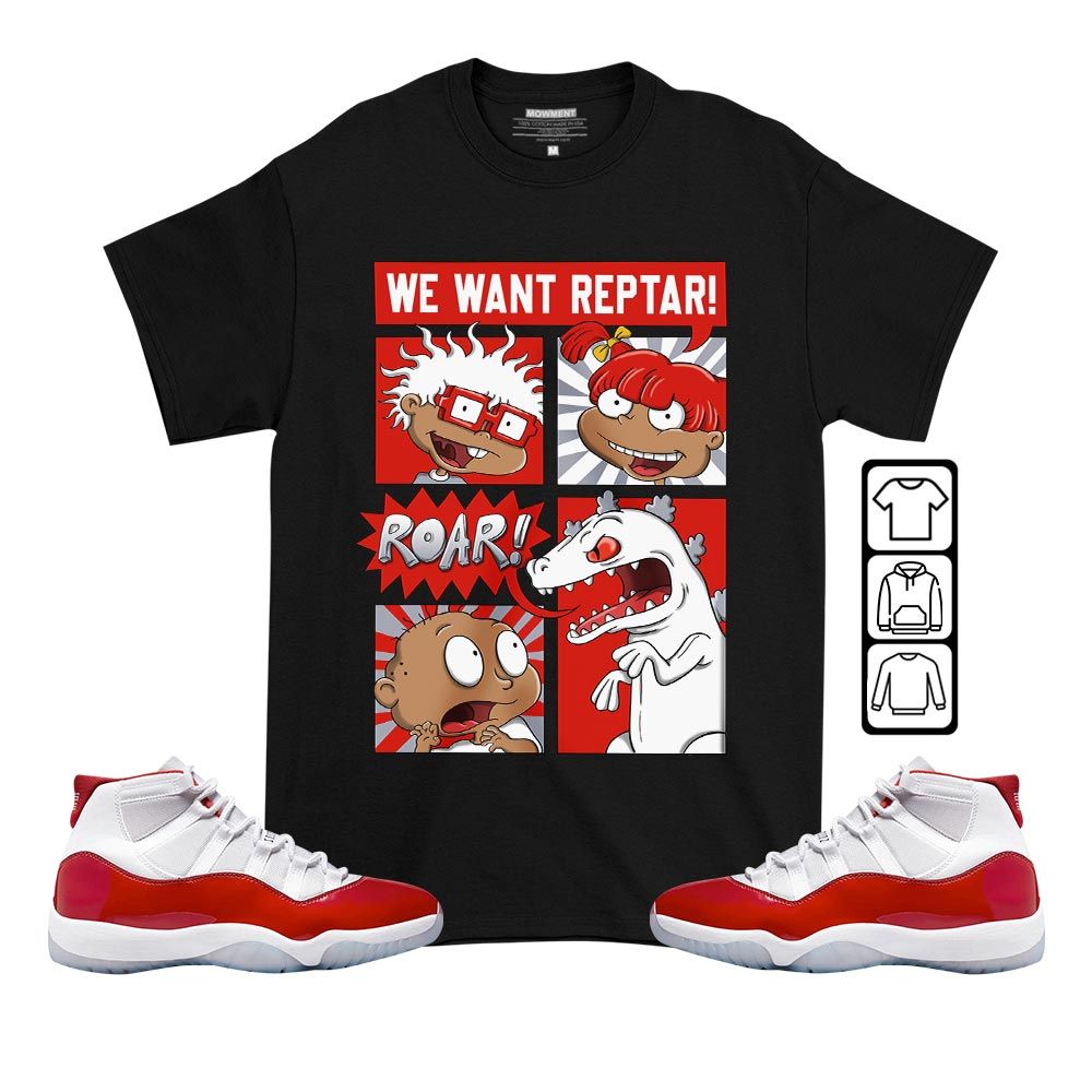 Rugrats Story Sneaker Shirt Match Cherry 11s, Jordan 11 Retro Cherry MKO T-Shirt