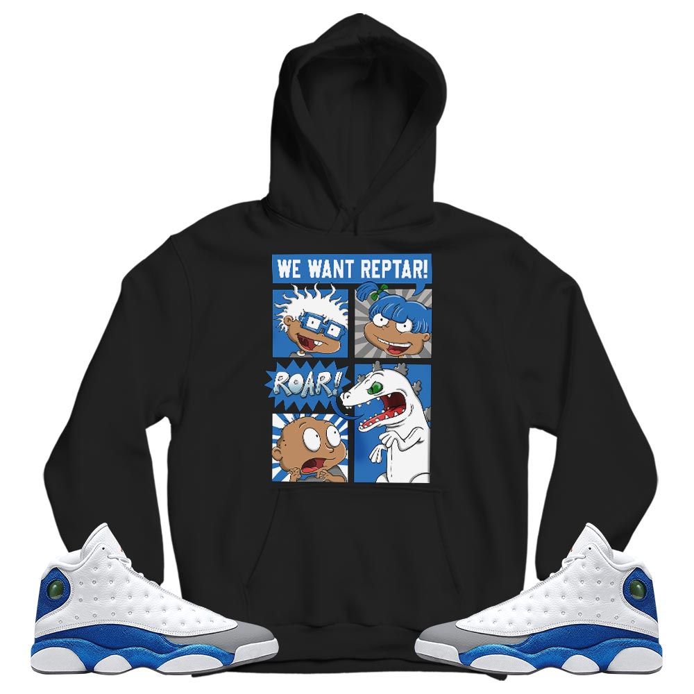 Rugrats Story Sneaker Shirt Match French Blue 13s, Jordan 13 French Blue MKO T-Shirt